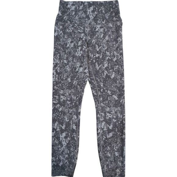 Lululemon Women's Snakeskin Pull-On Nulu Align Leggings Camo Lunar Rock Size 6 - Picture 2 of 9